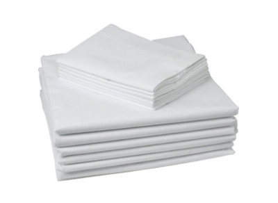 Ga chun trắng trải giường bệnh nhân